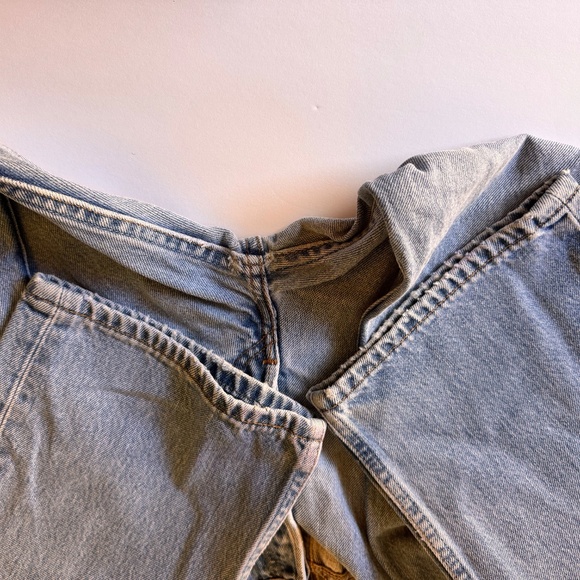 Levis 501xx 36 x 34 Button Fly Made in Mexico Mens Jeans WPL 423 Blue Fade VTG - Picture 8 of 9